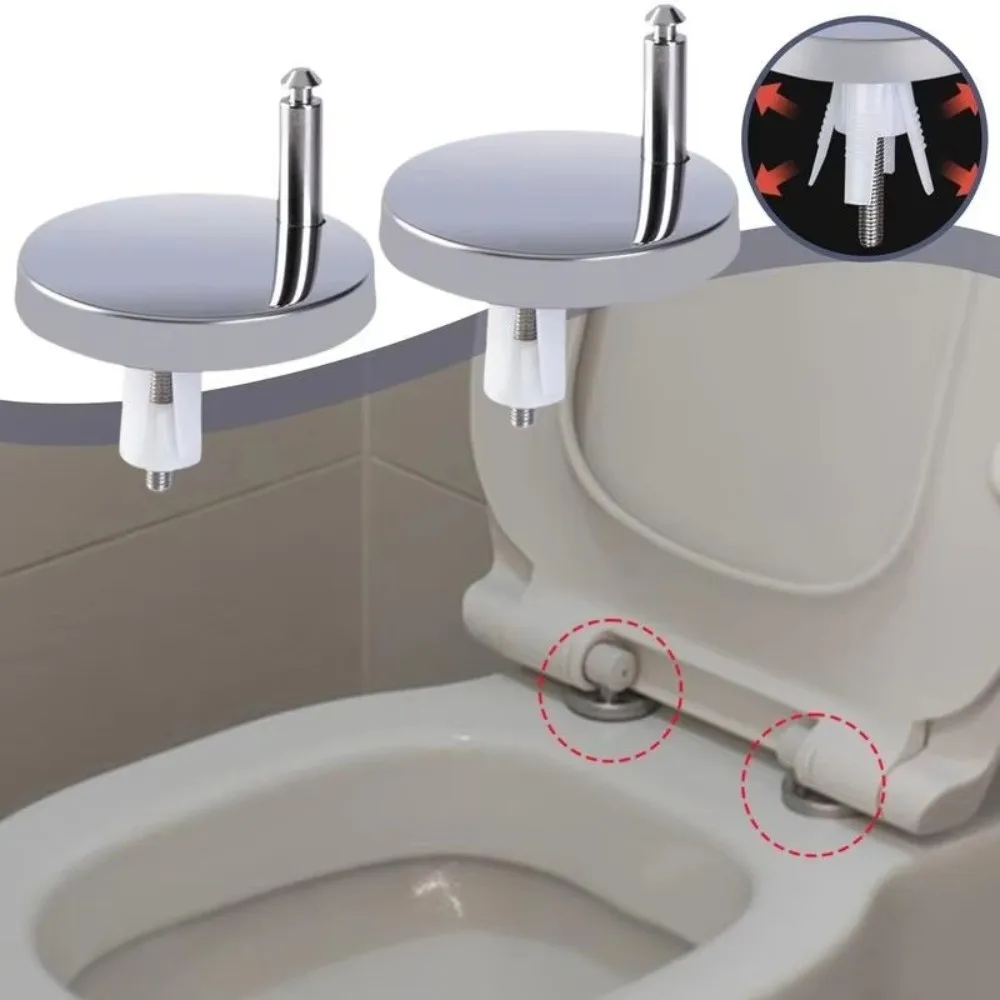 Furniture Hardware Screws - 1Pair Stainless Steel Toilet Seat Connector