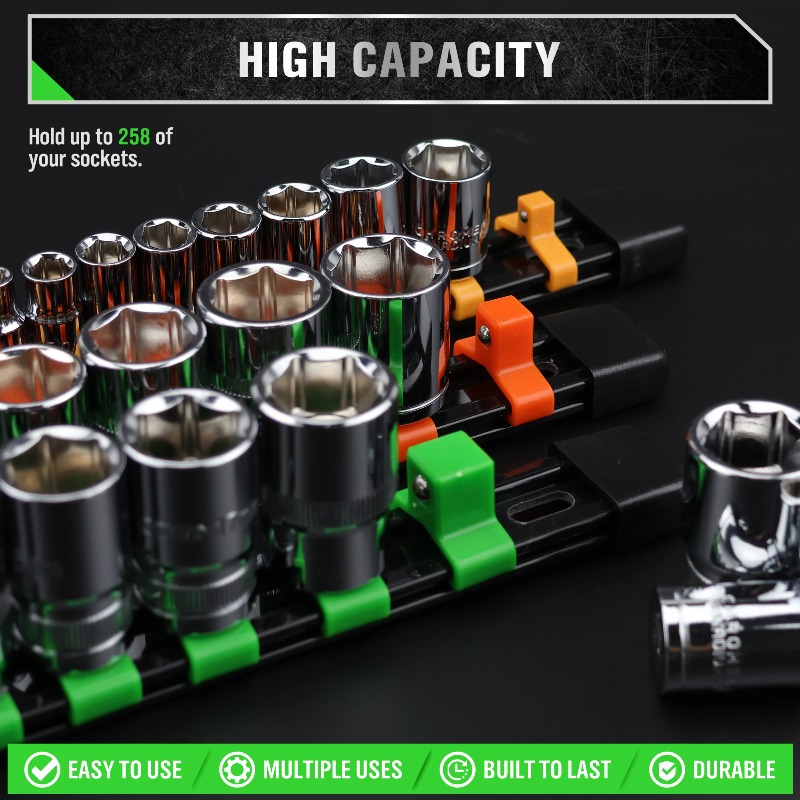 18-Piece Socket Organizer Set  - Drawer Slide Pair ulasan dan harga