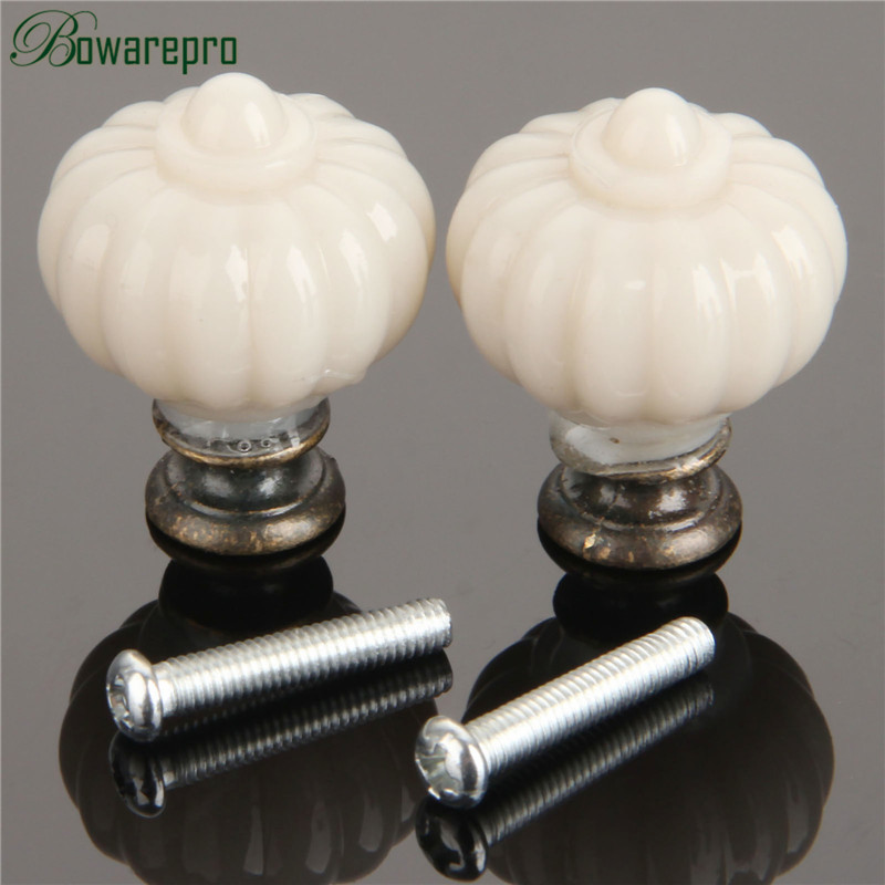 1Pc Acrylic Ivory White Pumpki - Furniture Hardware Restoration ulasan dan harga