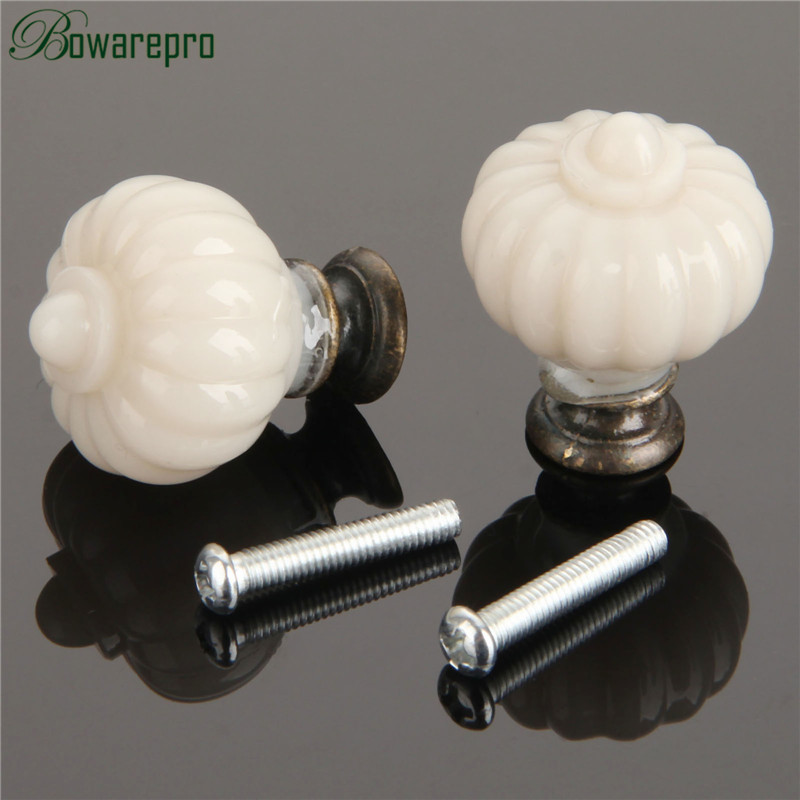 1Pc Acrylic Ivory White Pumpki - Furniture Hardware Restoration ulasan dan harga