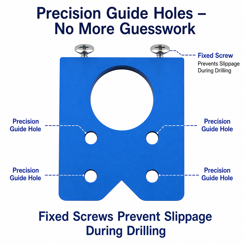 Hinge Boring Jig 35mm Titanium - Furniture Hardware Replacement Parts ulasan dan harga