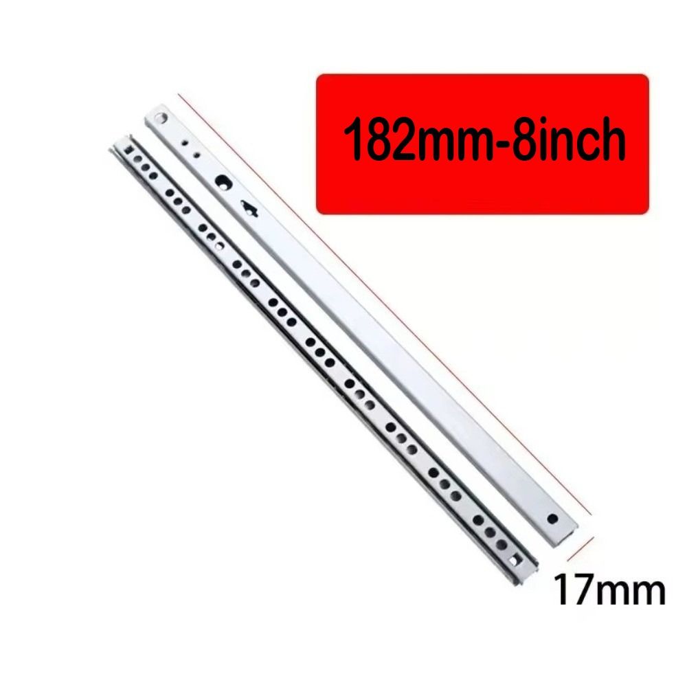 2PCS Smooth Glide Bearing Draw - Drawer Slide Pair ulasan dan harga