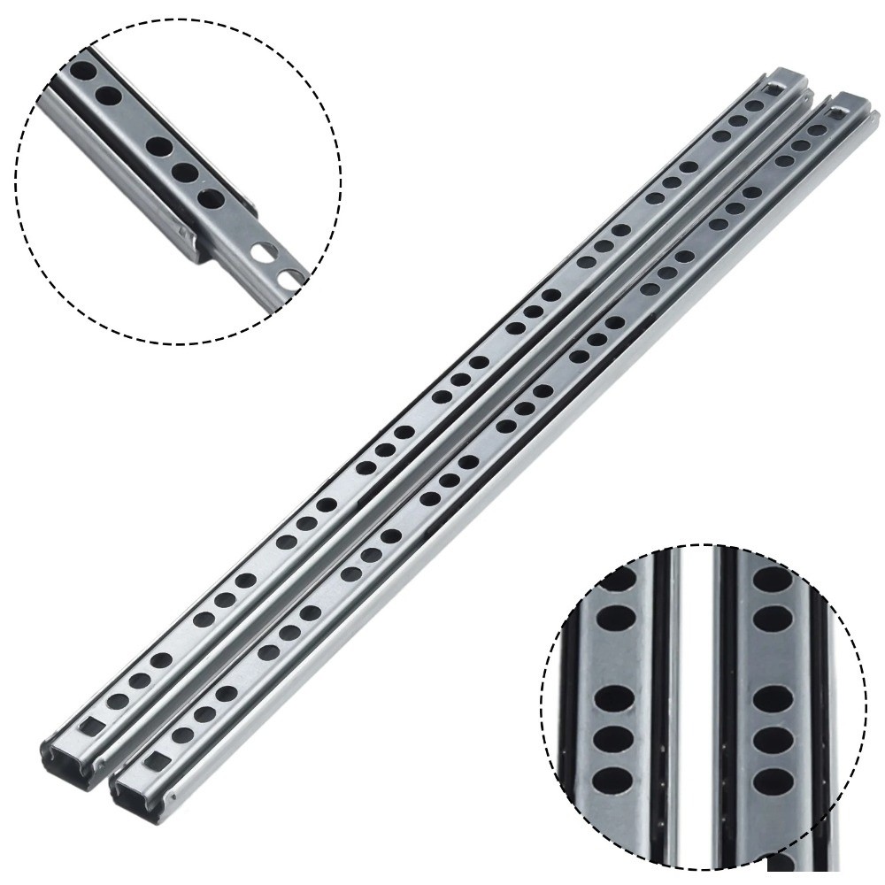 2PCS Smooth Glide Bearing Draw - Drawer Slide Pair ulasan dan harga
