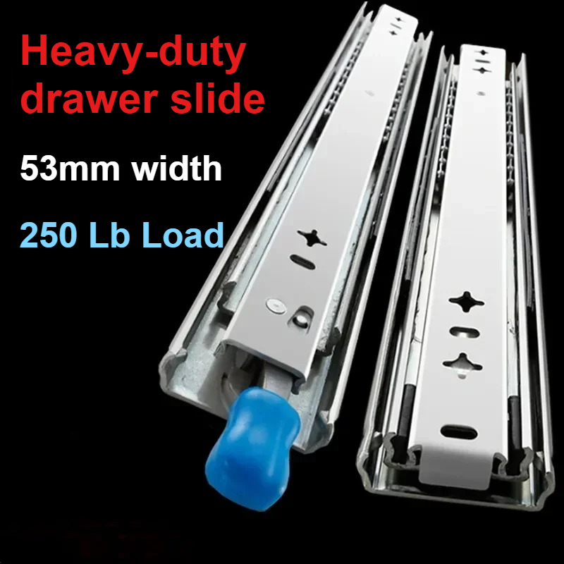 1 Pair 53mm Heavy Duty Drawer  - Drawer Slide Pair ulasan dan harga