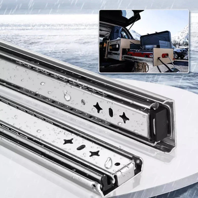 1 Pair 53mm Heavy Duty Drawer  - Drawer Slide Pair ulasan dan harga