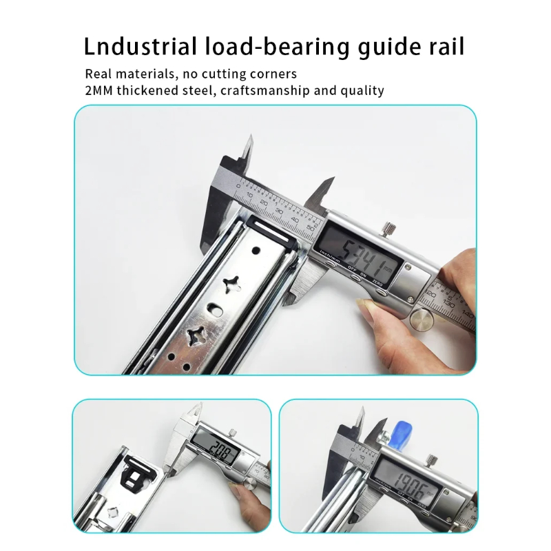 1 Pair 53mm Heavy Duty Drawer  - Drawer Slide Pair ulasan dan harga