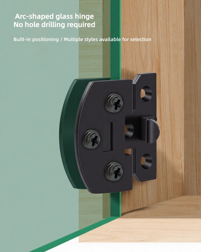 2PCS Non-Drilled Zinc Alloy Gl - Quality Furniture Hardware ulasan dan harga