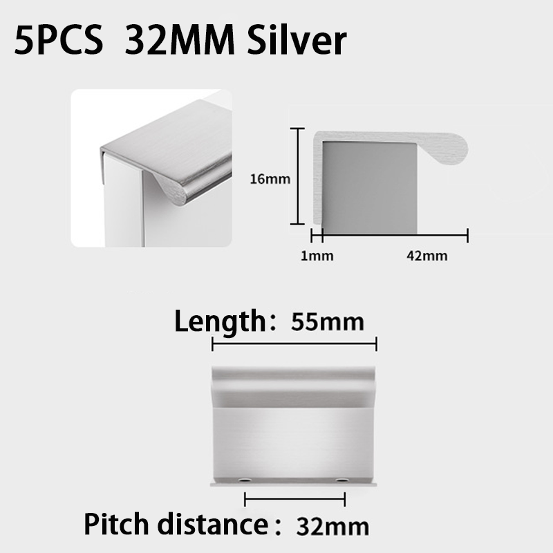 5PCS Side-mounted Handle Alumi - Furniture Hardware Restoration ulasan dan harga