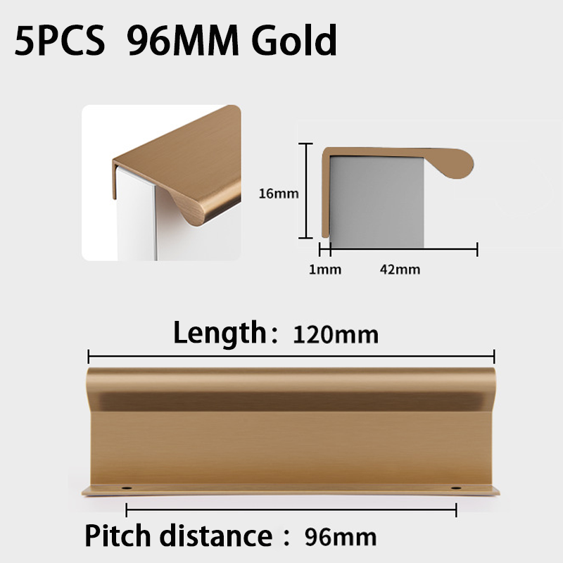 5PCS Side-mounted Handle Alumi - Furniture Hardware Restoration ulasan dan harga