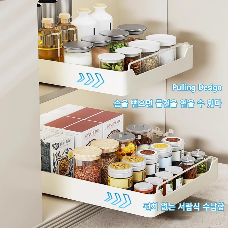 New Kitchen Storage Rack with  - Drawer Slide Pair ulasan dan harga