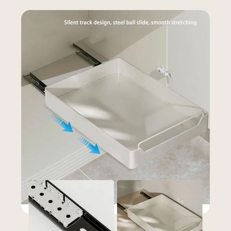 New Kitchen Storage Rack with  - Drawer Slide Pair ulasan dan harga