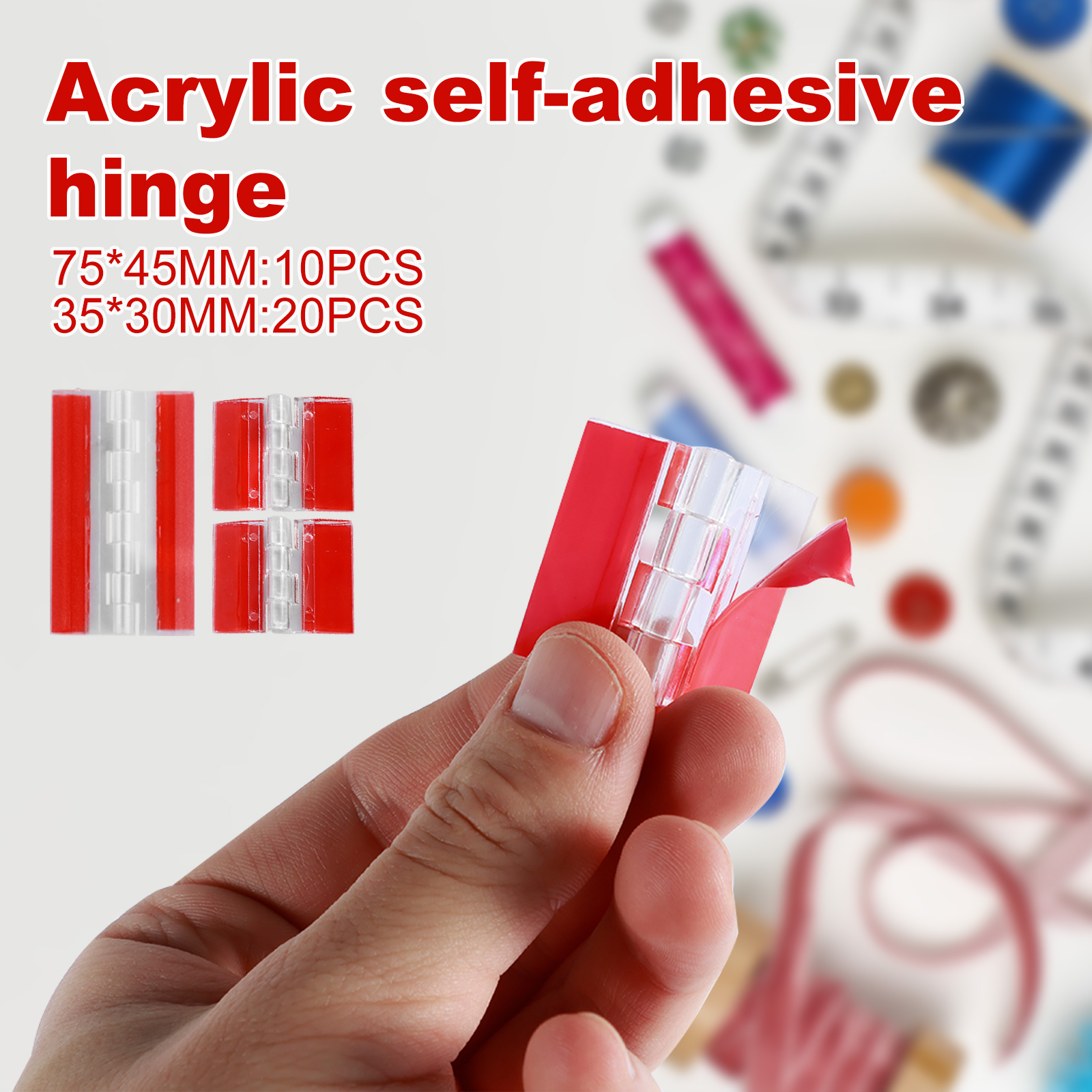 10/20Pcs Folding Hinges Acryli - Furniture Hardware Replacement Parts ulasan dan harga
