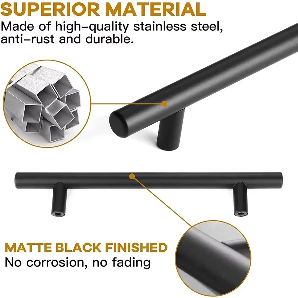 20 PCS Cabinet Pulls Matte Bla - Furniture Hardware Restoration ulasan dan harga