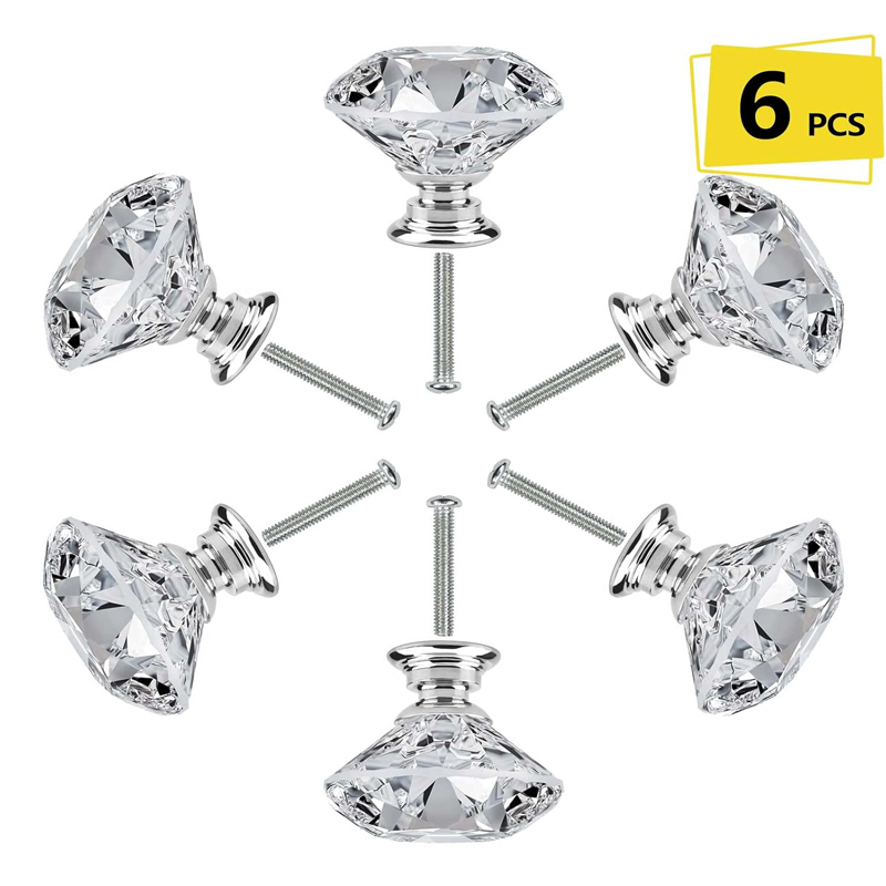 6Pcs Cabinet Knob with Screws  - Furniture Hardware Restoration ulasan dan harga