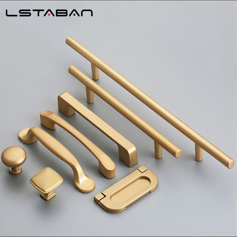 Golden Simple Fashion Aluminum - Furniture Hardware Restoration ulasan dan harga