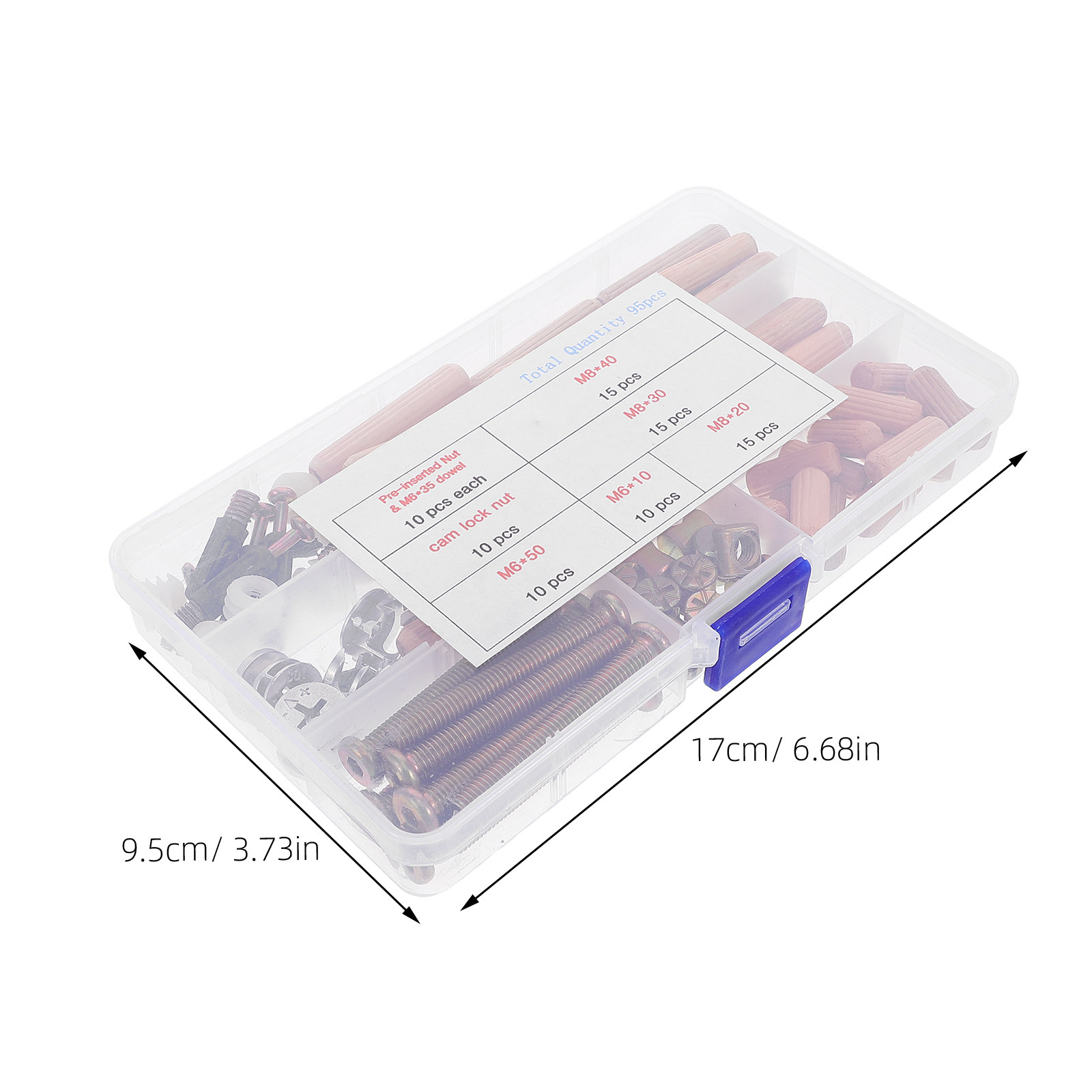 95Pcs Furniture Connector Hard - Furniture Hardware For Bed ulasan dan harga