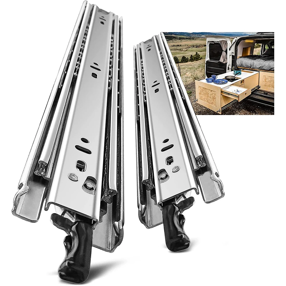 170 Lbs 1 Pair With Lock Heavy - Drawer Slide Pair ulasan dan harga