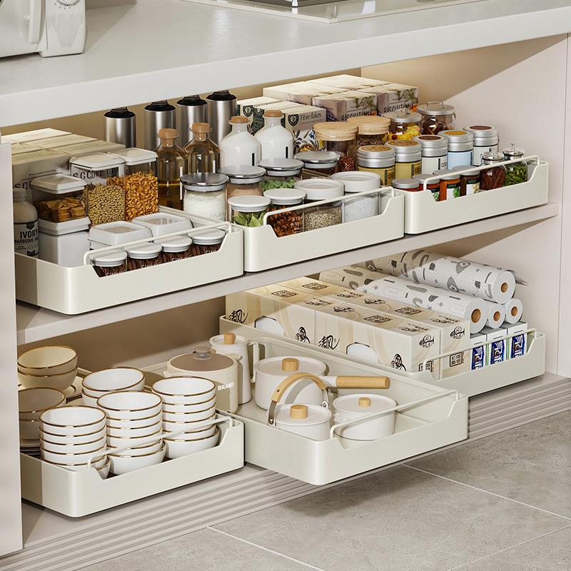 Kitchen Storage metal holdetr  - Drawer Slide Pair ulasan dan harga