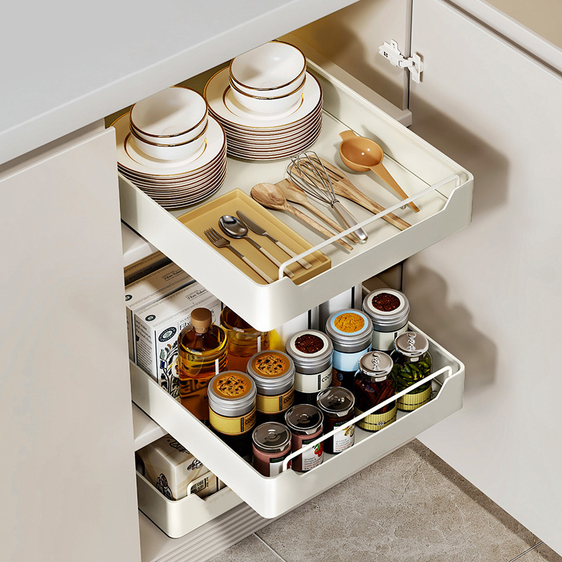 Kitchen Storage metal holdetr  - Drawer Slide Pair ulasan dan harga